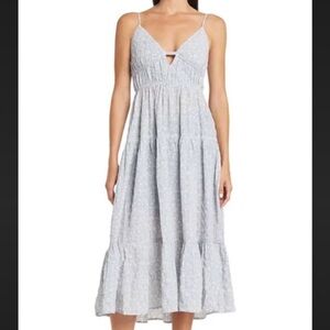 Rue Sophie Sexy and Sweet Light Blue Floral Sundress